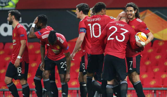 Manchester United eliminó a la Roma en semifinales de Europa League. Foto: EFE