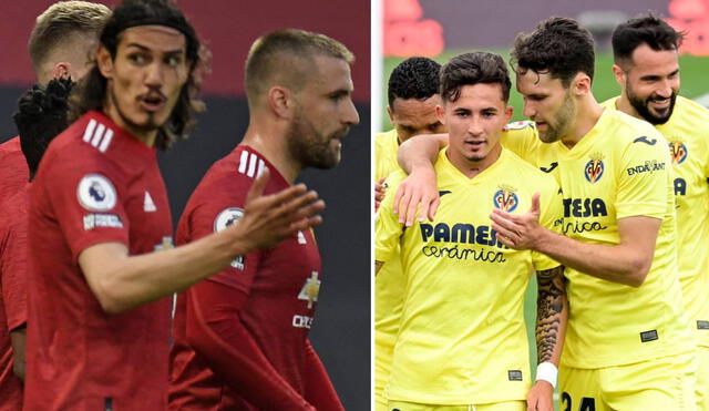 Manchester United y Villarreal disputarán la tercera final entre equipos ingleses y españoles en la historia de la Europa League. Foto: composición AFP