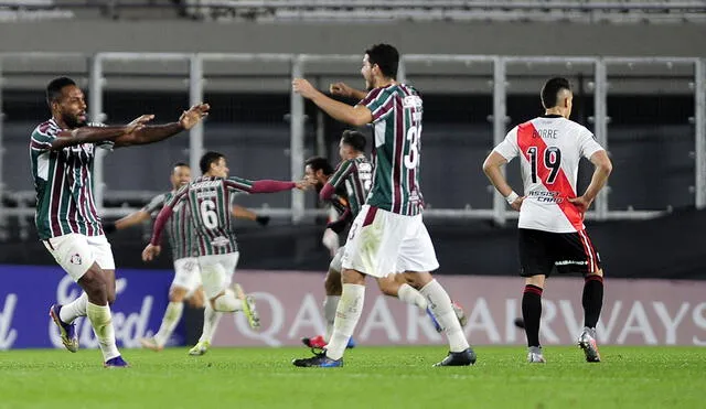 River cayó con Fuminense, pero igual clasifico a octavos de final de la Copa Libertadores 2021. Foto: Conmebol