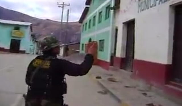 Difusión de video se produce un día después de conocerse atentado en Vizcatán. Foto: captura de video