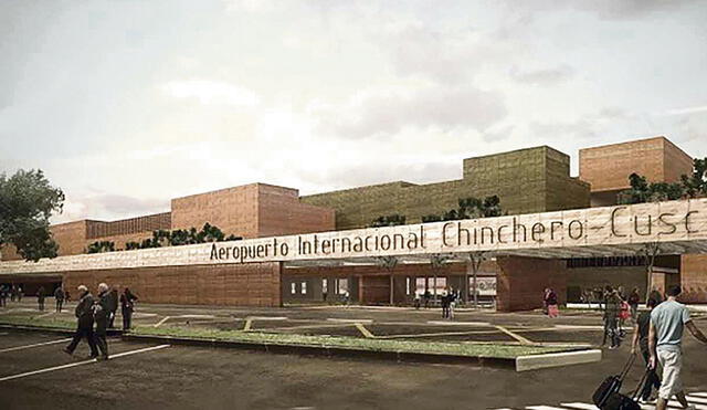 Infraestructura. Así sería el aeropuerto internacional de Chinchero, en el Cusco. Foto: difusión