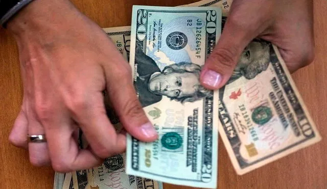 Tasa del Banco Central de Venezuela para el uso del dólar en comparación con el bolívar. Foto: AFP