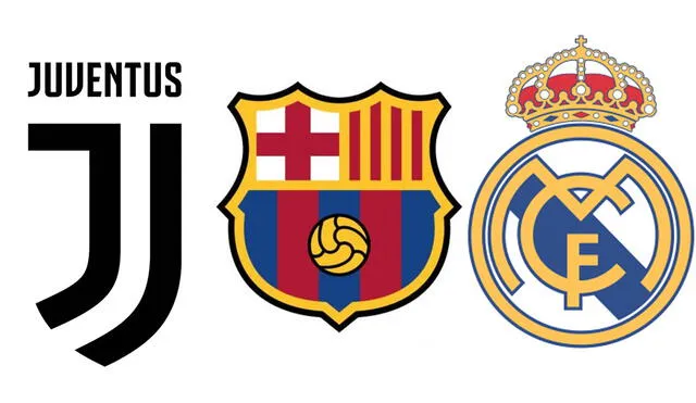Juventus, Barcelona y Real Madrid son los únicos tres clubes que se mantienen en la Superliga Europa. Foto: GLR