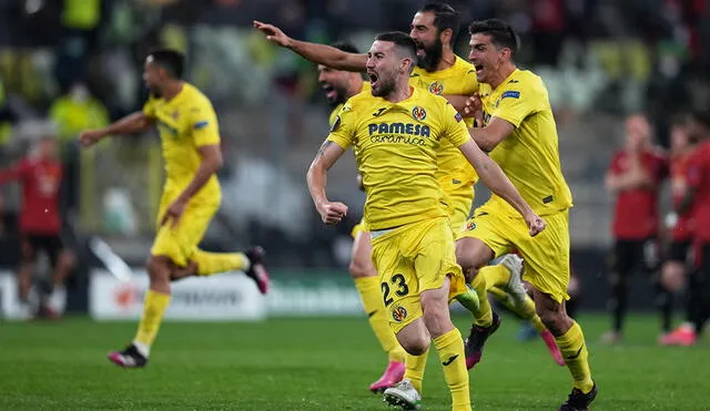 Villarreal alcanzó su primer título internacional desde la extinta Copa Intertoto. Foto: AFP