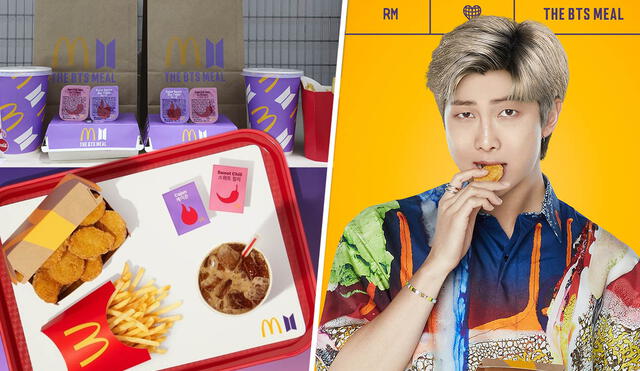 ¿La presentación del combo de BTS cambia por país? Aquí te contamos qué sucedió en el primer día del BTS Meal. Foto: composición McDonald's