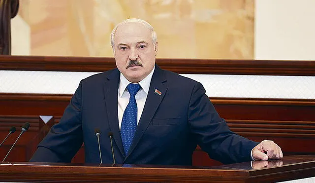 Dureza. Lukashenko se mostró confiado en que hizo lo correcto. Foto: EFE