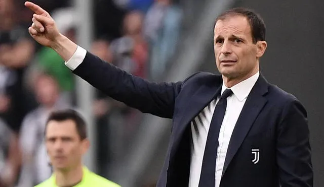 Allegri volvería a la Juventus tras estar dos años sin dirigir a un equipo. Foto: AFP/Marco Bertorello