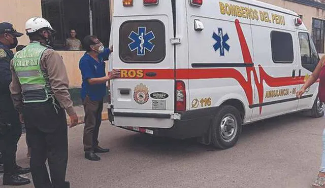 El herido fue evacuado de emergencia al hospital Carlos Cortez Jiménez donde se encuentra internado. Foto: difusión
