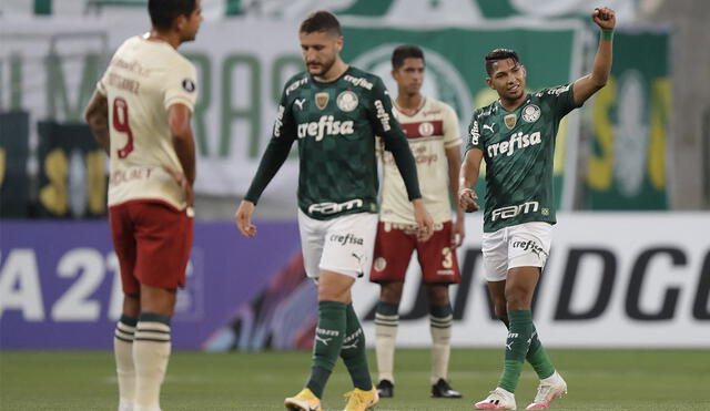 Universitario no pudo con Palmeiras y quedó último del Grupo A en la Copa Libertadores 2021. Foto: AFP