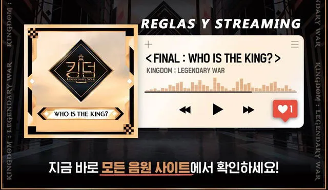 Ya pueden oírse las seis canciones que compiten en la fase final de Kingdom. Foto: Mnet