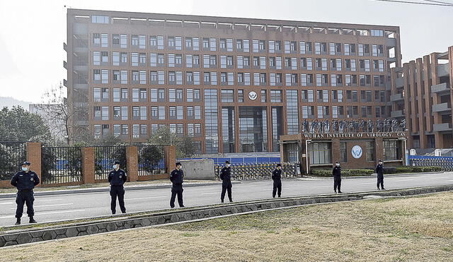 En la mira. Los ojos sobre el Instituto de Virología de Wuhan. Foto: AFP