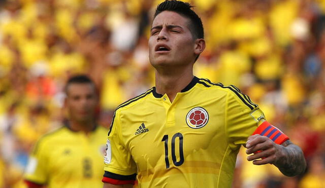 Colombia enfrentará a Perú y Argentina sin James Rodríguez. Foto: EFE