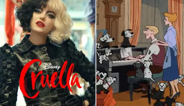 Emma Stone lleva a cabo la nueva versión de Cruella, la villana de Disney. Foto: Disney
