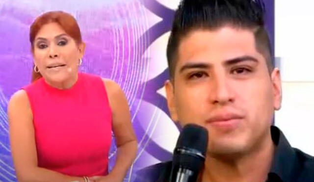 La presentadora respondió al cantante. Foto: composición/captura de TV