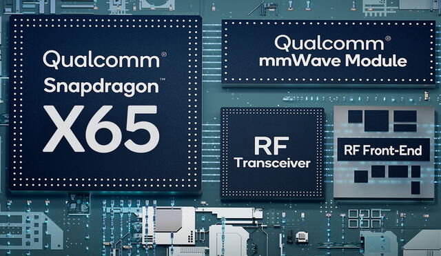 El Snapdragon X65 5G también tendrá una eficiencia energética mejorada. Foto: Qualcomm