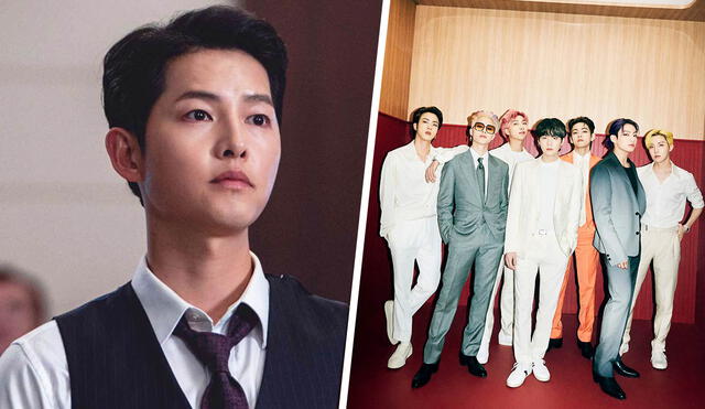 Top 10 incluye a una boyband, dos K-dramas, dos películas, tres actores y dos shows de televisión. Foto: composición tvN/BIGHIT