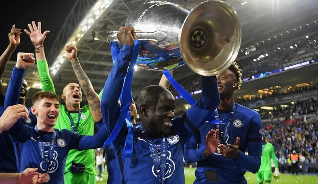 N'Golo Kanté fue elegido como la figura de la final de la Champions League. Foto: EFE