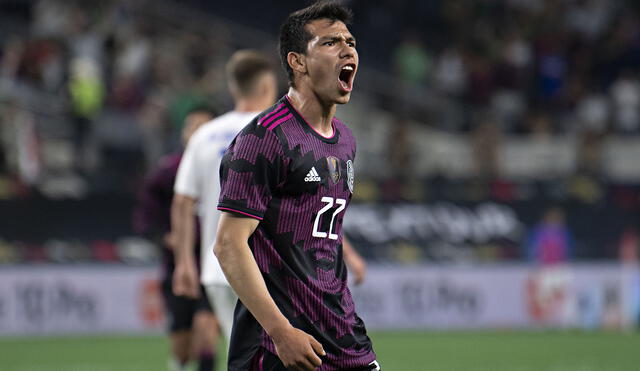 Hirving Lozano los goles del triunfo mexicano ante la selección islandesa. Foto: Twitter