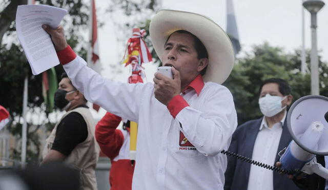 Castillo postula al cargo presidencial con Perú Libre. Foto: La República