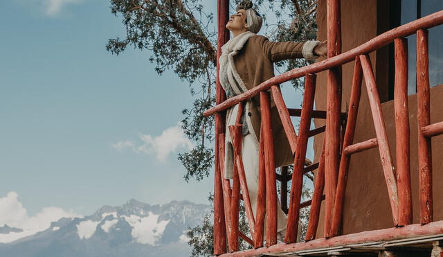 Tras su recuperación, una imagen reciente de Anahí en el Cusco.