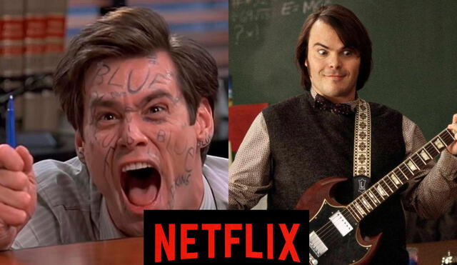 Mentiroso, mentiroso y Escuela de rock son algunos de los títulos más recordados en Netflix. Hay comedias para todos los gustos. Foto: composición/Netflix/Universal/Paramount Pictures