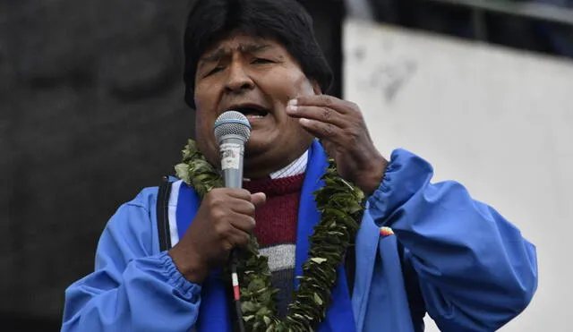 "La derecha golpista paralizó actividades e inversiones dañando la economía del pueblo y también la del productor”, zanjó Evo Morales. Foto: AFP