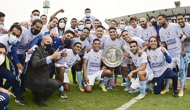 Ganadores. Sporting Cristal tiene la gran oportunidad de convertirse en campeón nacional 2021. Si gana la fase 2, no habrá play-off. Foto: difusión