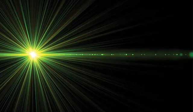 Los científicos enfocaron un potente láser en un punto diminuto. Foto: referencial / photonics.com