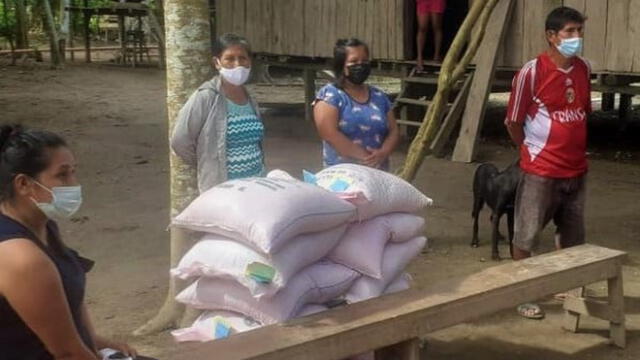 Agricultores de San Martín afectados por las inundaciones recibieron semillas de arroz y maíz. Foto: Goresam