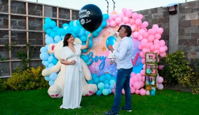 La modelo y su esposo Alberto Mota mostraron un video del momento de la anunciación. Foto: captura/Instagram