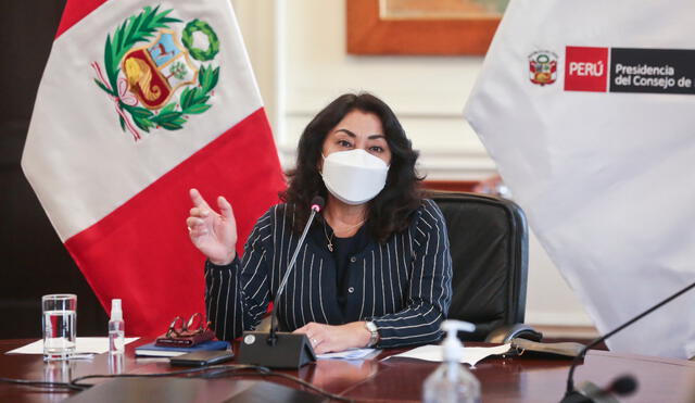 Violeta Bermúdez lidera el gabinete del presidente Francisco Sagasti. Foto: PCM