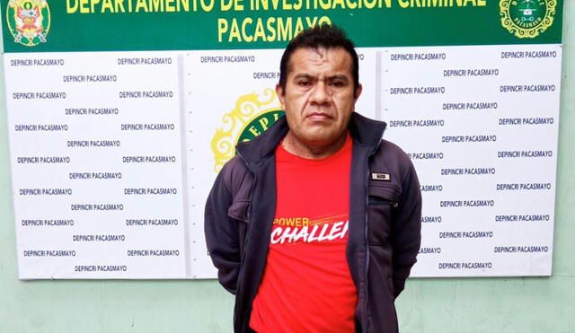 Francisco Quispe fue intervenido al interior de un búngalo en Pacasmayo. Foto: PNP