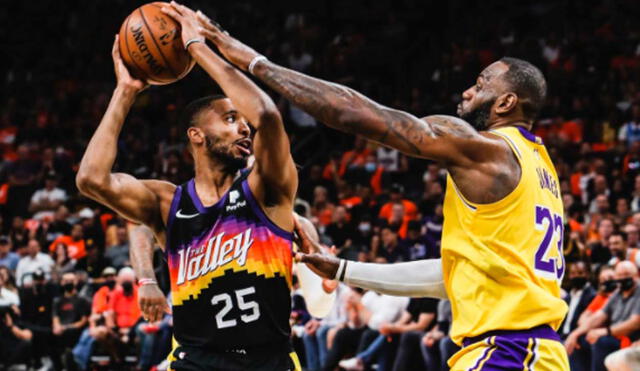 Lakers enfrenta a Suns por el Game 5 de los PlayOffs NBA. Foto: Twitter Phoenix Suns