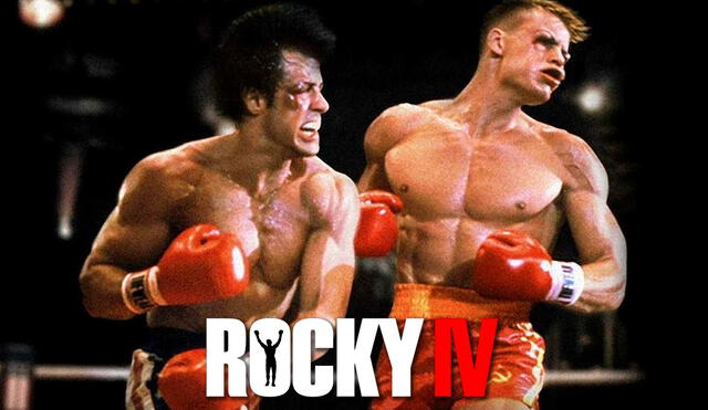 Sylvester Stallone y Dolph Lundgren en Rocky IV. Foto: composición / MGM