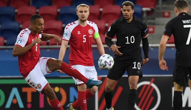 Dinamarca jugó su último amistoso de preparación antes del torneo continental. Foto: EFE