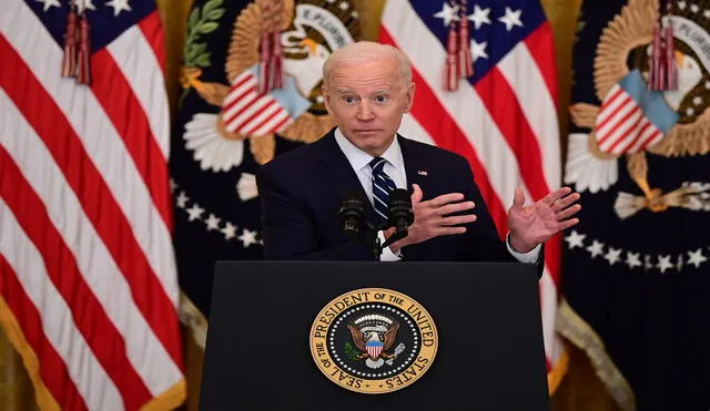 Joe Biden informó que 73% de los ciudadanos mayores de 40 años ya han recibido al menos una dosis en EE: UU. Foto: AFP