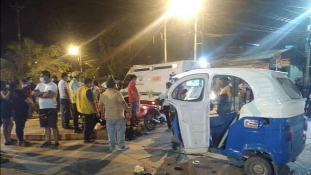 Accidente provocó deceso de oficial de la Policía. Foto: Red de noticias Madre de Dios