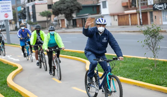 Alcalde de Lima instó a los ciclistas a respetar las normas de tránsito. Foto: difusión