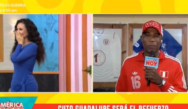 Luis Guadalupe reforzará a La Uchulú en El Artista del Año. Foto: Captura América TV.