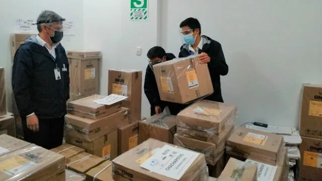 Material electoral es trasladado a centros de sufragio en Chachapoyas y Rodríguez de Mendoza. Foto: ODPE Chachapoyas