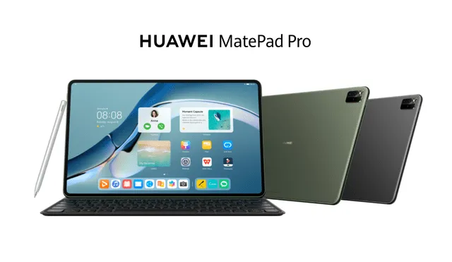 La tablet tiene soporte para teclado y lápiz óptico. Foto: Huawei