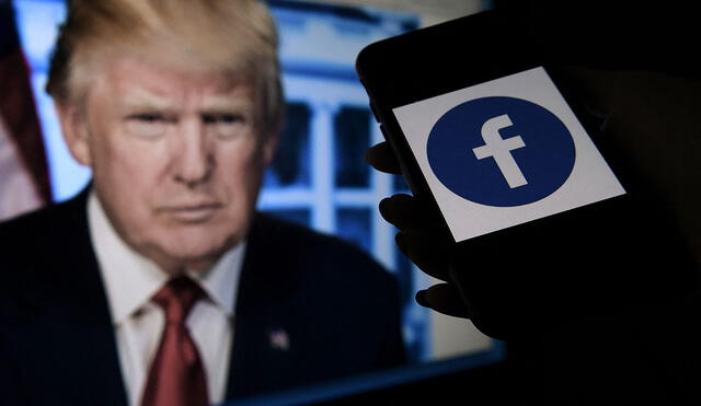 Tanto Donald Trump como Facebook han mantenido su postura en torno a lo sucedido a principios de año en Estados Unidos. Foto: AFP