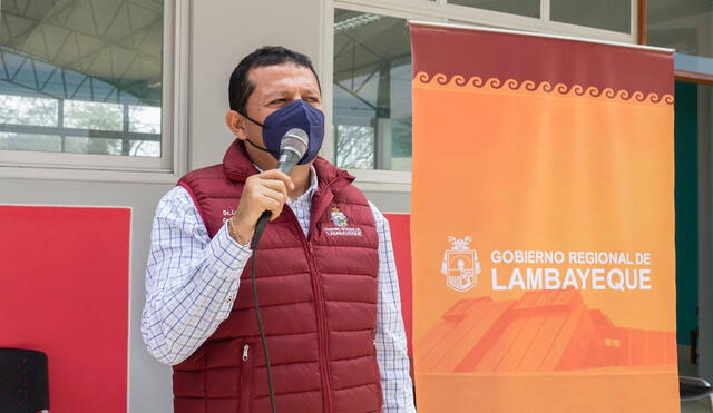 Luis Bravo es investigado por el despacho de la fiscal Karim Ninaquispe Gil. Foto: Gobierno Regional de Lambayeque