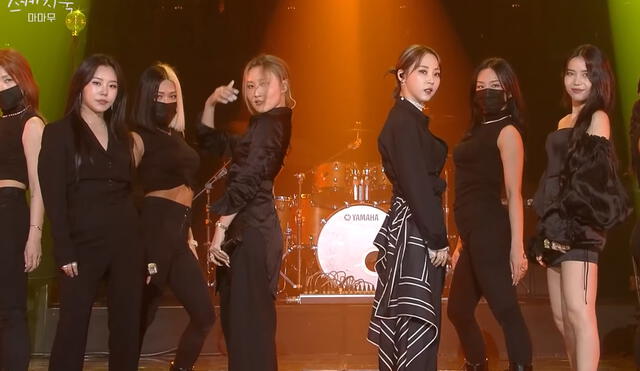 MAMAMOO llevó a los espectadores a un viaje musical por la década pasada. Foto: captura KBS