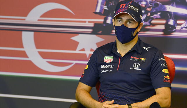 ‘Checo’ Pérez partirá sexto en el GP de Azerbaiyán de la Fórmula 1. Foto: AFP