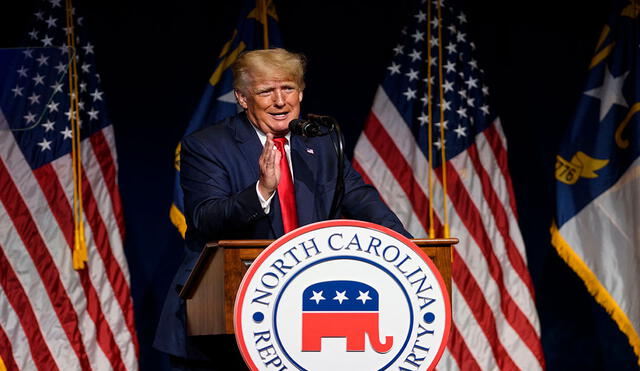 En su primer discurso político en tres meses, ante la convención del partido republicano, Donald Trump resaltó que su movimiento "acaba solo de comenzar". Foto: AFP