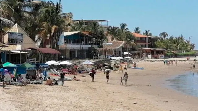 Autoridades de Máncora abrieron playas para reactivar la actividad turística en el distrito piurano. Fotos: difusión