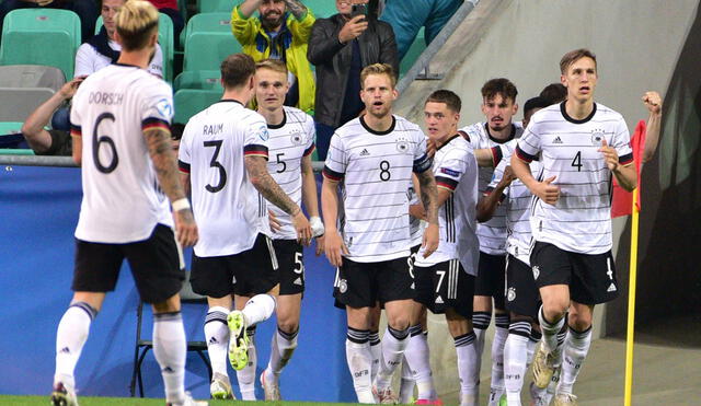 Alemania vuelve a ganar una Eurocopa sub-21 luego de título del 2017. Foto: EFE