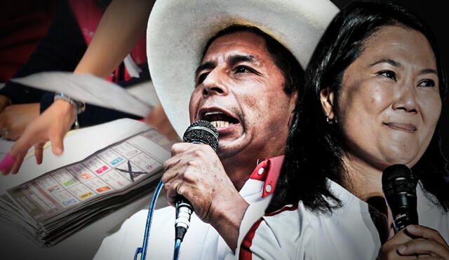 Castillo y Fujimori buscan convertirse en el próximo presidente o presidenta del Perú. Foto: composición Fabrizio Oviedo/La República