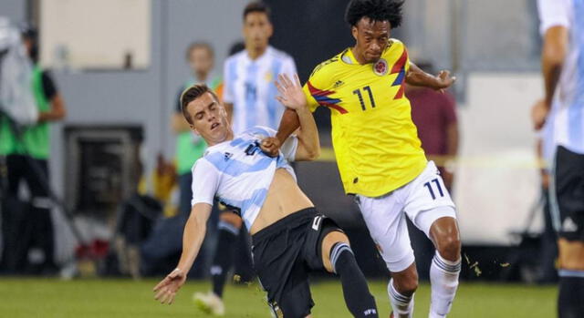 Argentina vs. Colombia disputarán a partir de las 6.00 p. m. (hora peruana). Foto. EFE